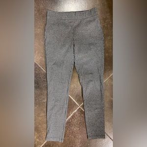 Houndstooth Black and Grey Leggings by LOFT